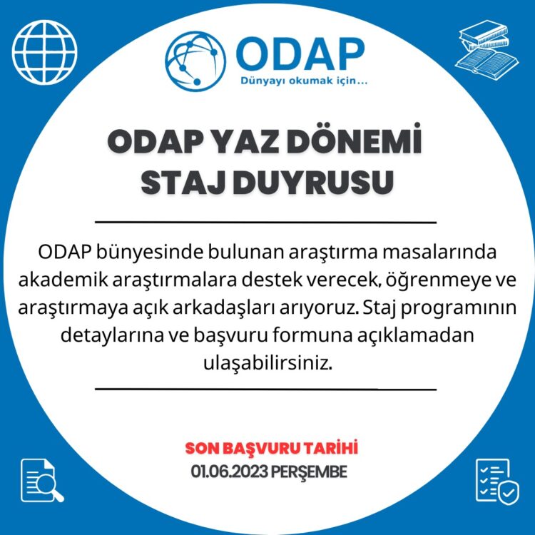 Odap Yaz Dönemi Staj Duyurusu