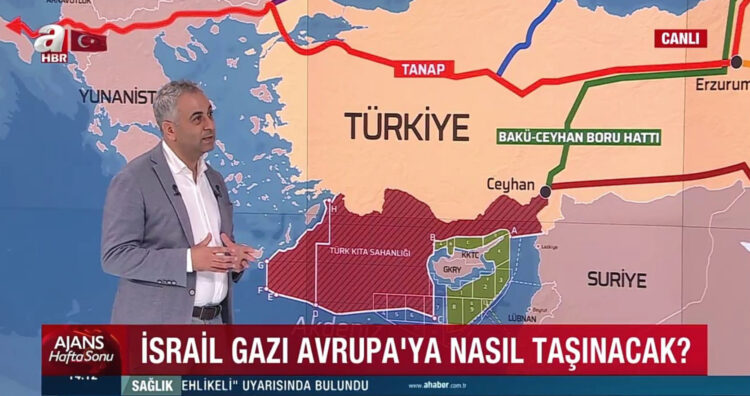 How will Israeli gas be transported to Europe