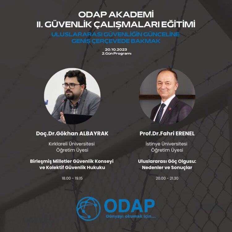 ODAP AKADEMİ 2. GÜVENLİK ÇALIŞMALARI EĞİTİMİ
