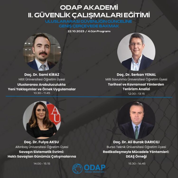 ODAP AKADEMİ 2. GÜVENLİK ÇALIŞMALARI EĞİTİMİ