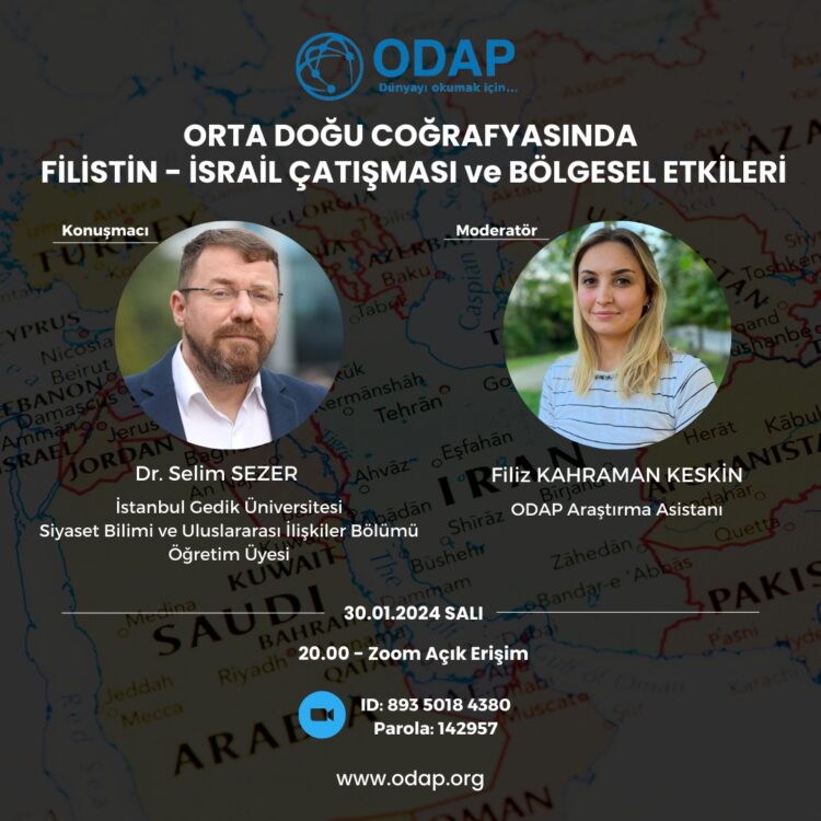 Orta Doğu Coğrafyasında Filistin - İsrail Çatışması ve Bölgesel Etkileri