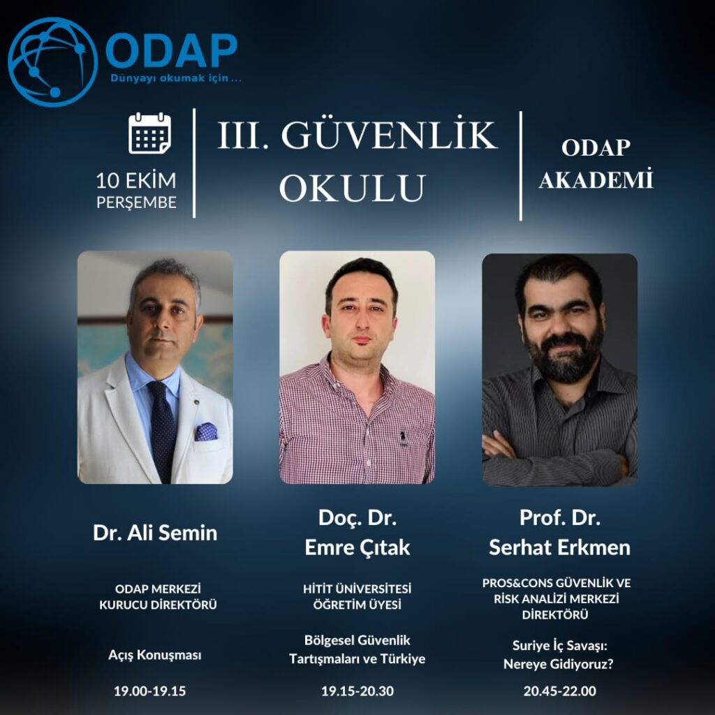 ODAP Merkezi Akademi lll. Güvenlik Okulu Başlıyor