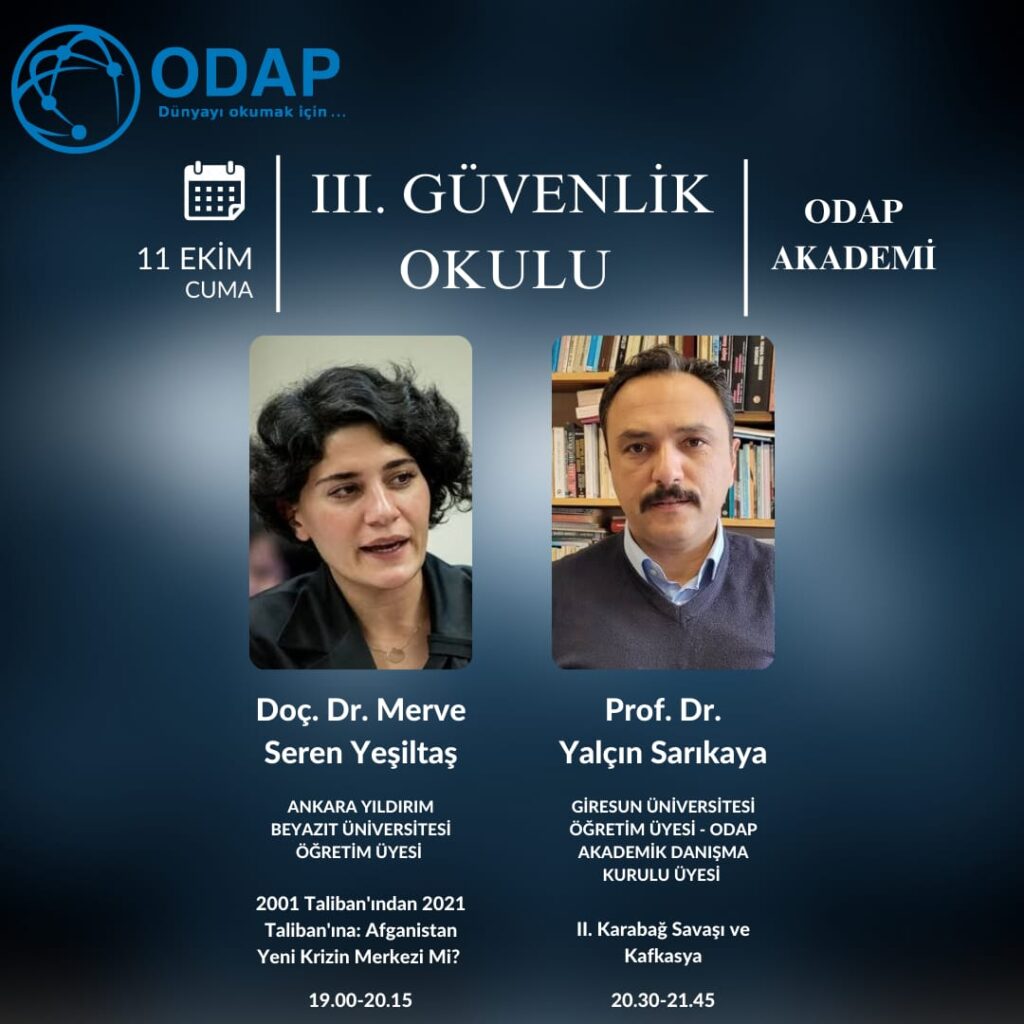 ODAP Merkezi Akademi lll. Güvenlik Okulu Başlıyor
