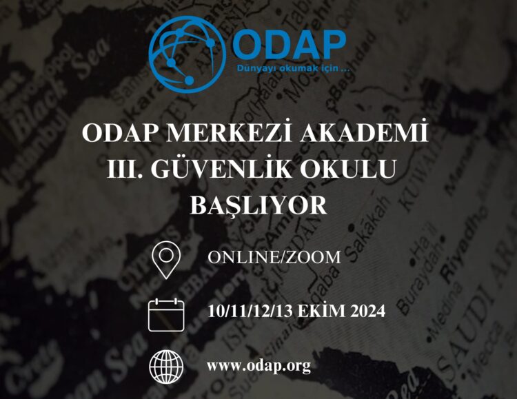 ODAP Merkezi Akademi lll. Güvenlik Okulu Başlıyor