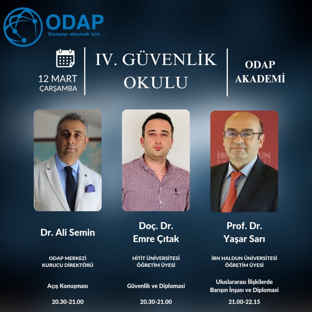 ODAP Merkezi Akademi IV. Güvenlik Okulu Başlıyor