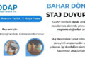 Bahar Dönemi Staj Duyurusu Bahar Dönemi Staj Duyurusu
