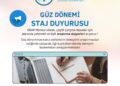 ODAP Merkezi Güz Dönemi Staj Başvurusu ODAP Merkezi Güz Dönemi Staj Başvurusu